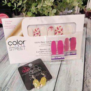 Color Street Popsicle Press On Nail Design Summer Themed